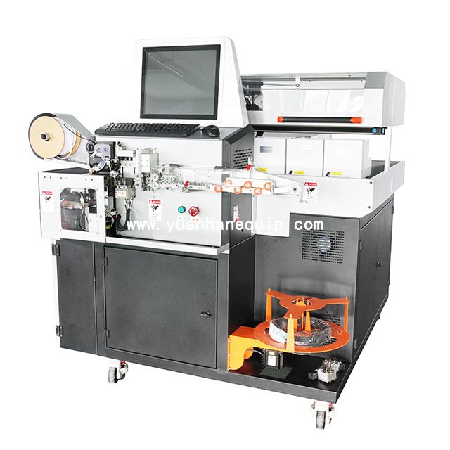 Cable Two Sides Number Tube Insertion and Crimping Machine