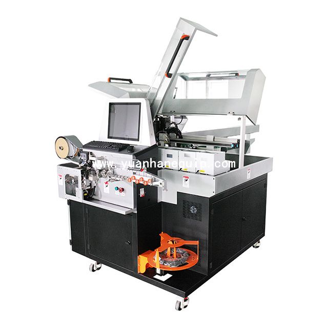 Cable Two Sides Number Tube Insertion and Crimping Machine