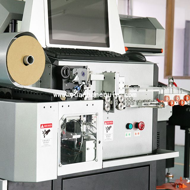 Cable Two Sides Number Tube Insertion and Crimping Machine