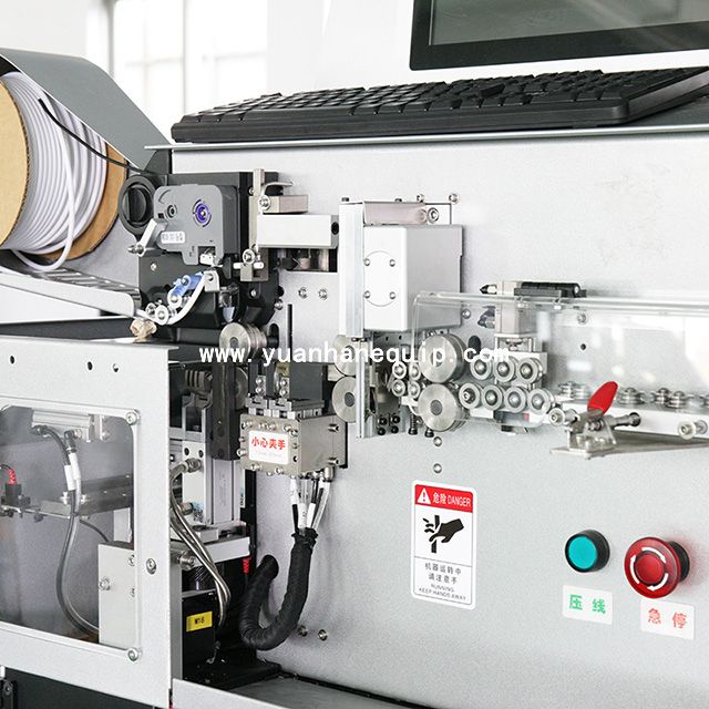 Cable Two Sides Number Tube Insertion and Crimping Machine