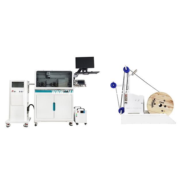 Wire Laser Marking and Rotary Knife Stripping Machine 